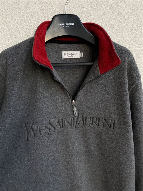 ysl zip fleece|YSL jumpers for men.